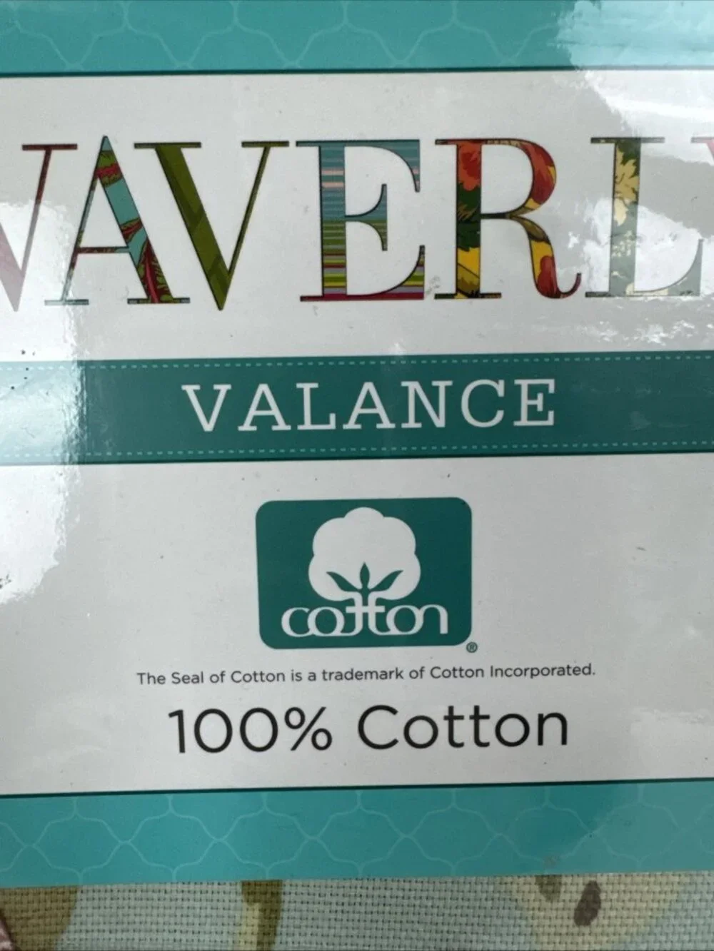 Waverly Jacqueline Valance 60x18 Spring Bling Vapor NEW Cotton floral cottage